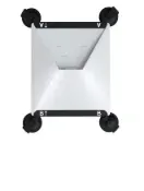 Soporte de Ventosas para Starlink Mini (Negro)