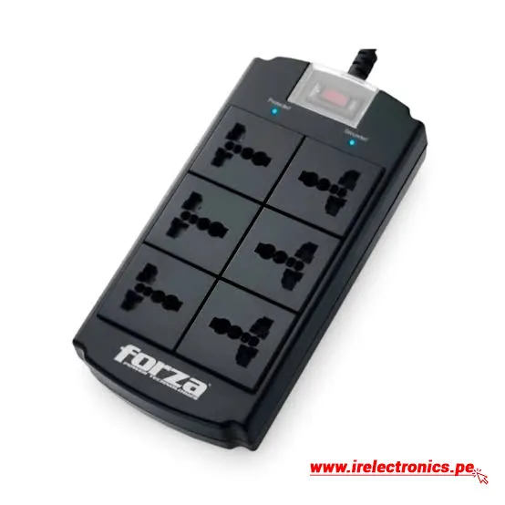 Supresor de Picos Forza FSP-06MN (Regleta)