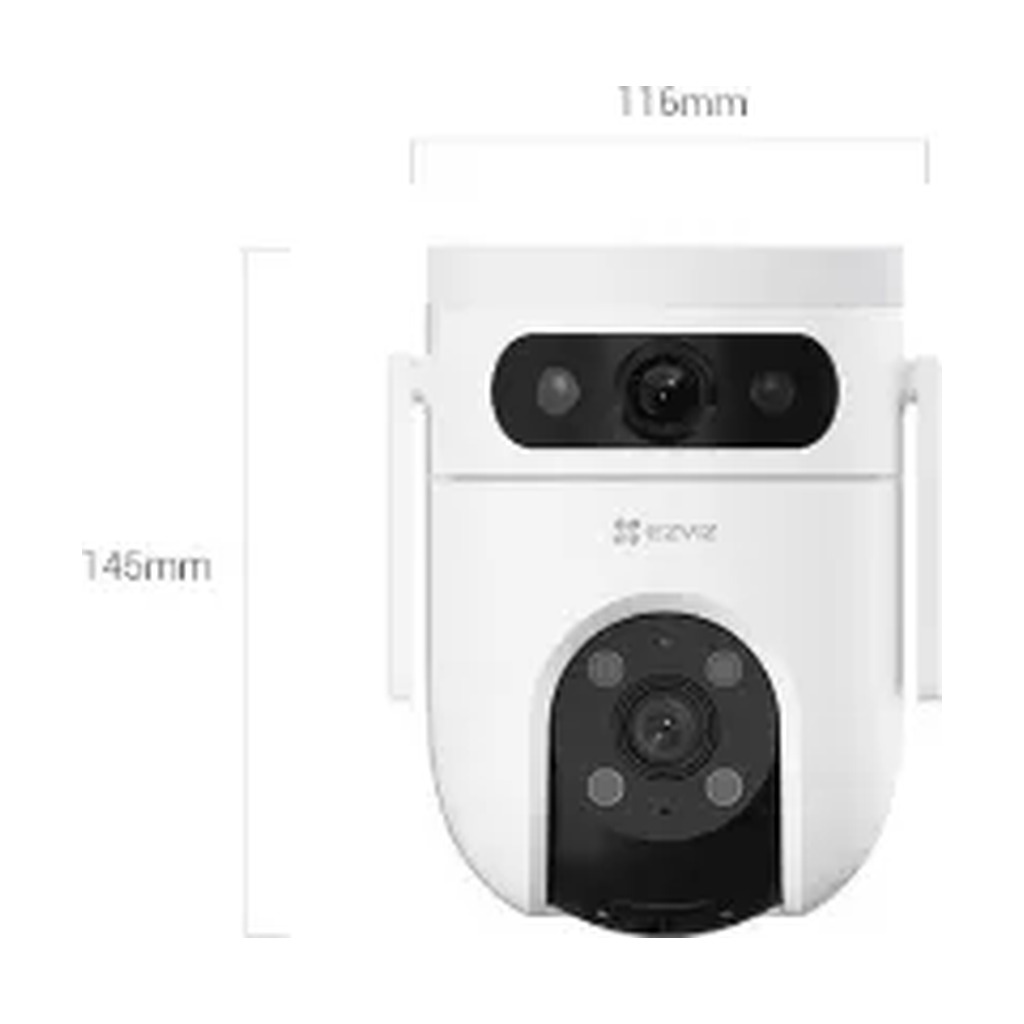 [3MP+3MP] Cámara de Seguridad EZVIZ H9c Dual 6MP (3MP+3MP) Interior/Exterior, Blanca
