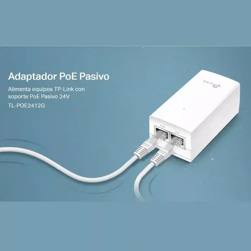 Adaptador POE TL-POE2406 tp-link (24 voltios)