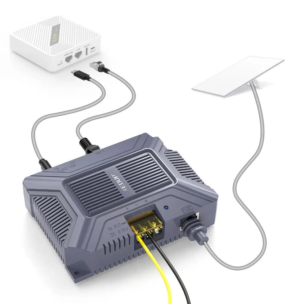Adaptador PoE EDUP EP-SK0075 para Starlink
