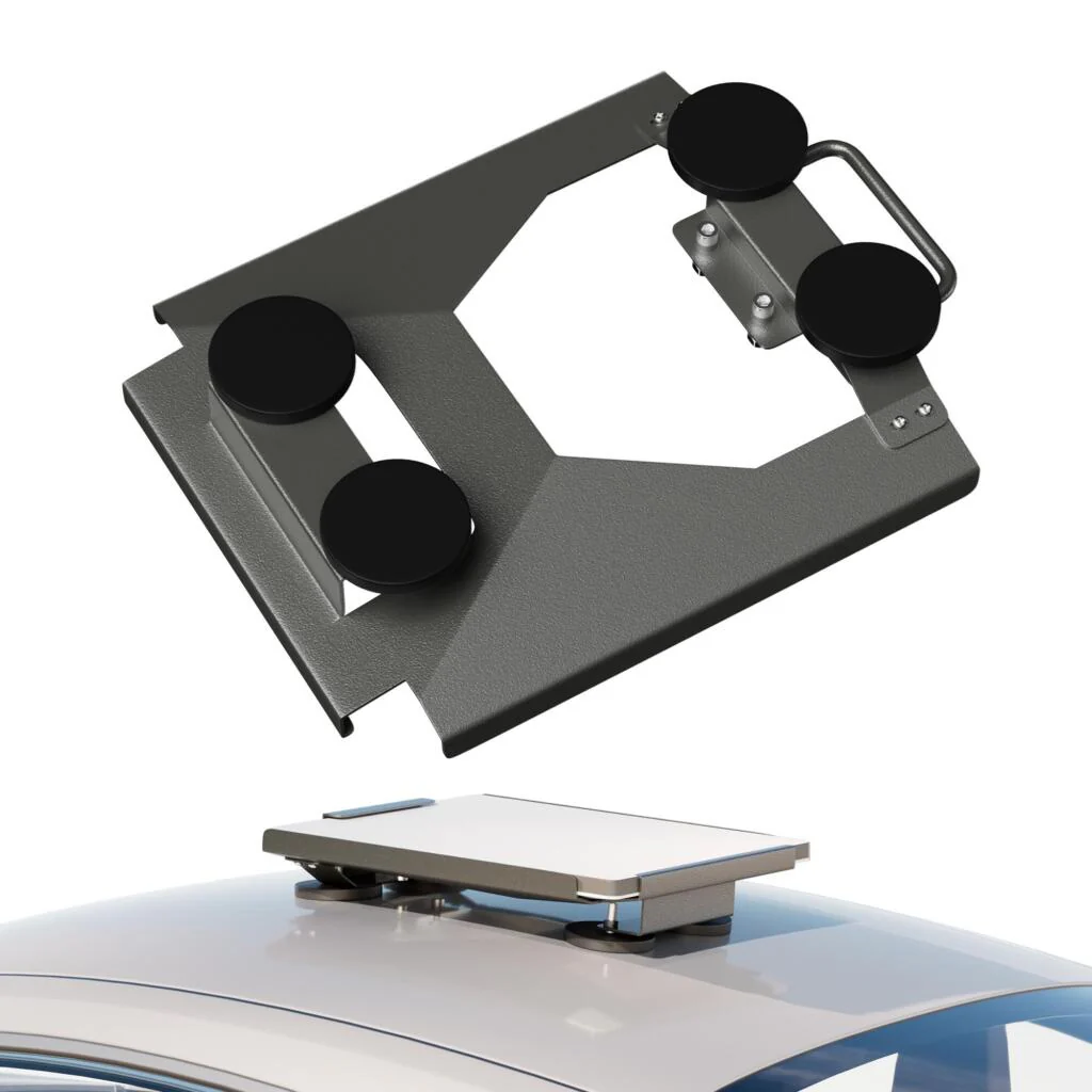 Starlink - Mini Soporte De Techo Para Automóvil, Patentado Magnético De Liberación Rápida Starlink Mini Kit De Montaje Para Caravanas, Furgonetas, Barcos, Yates, Camiones, Aleación De Aluminio