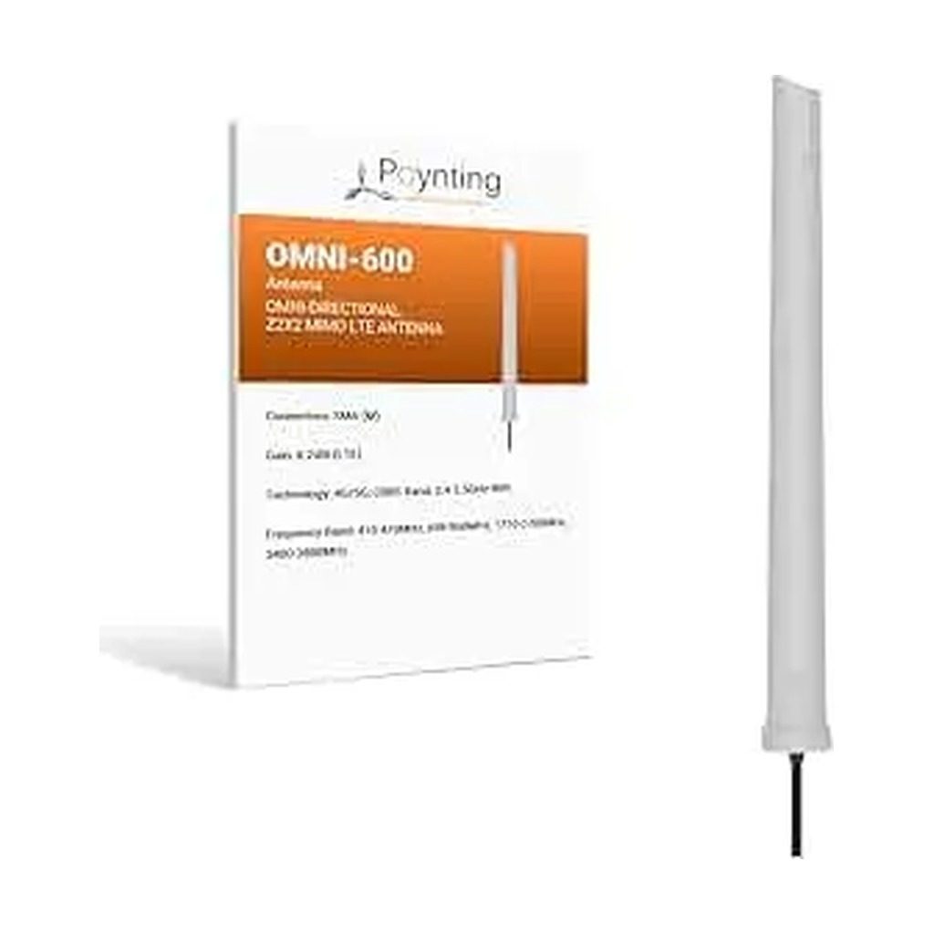 Antena Omnidireccional Poynting OMNI-600 MIMO 2x2 4G/5G 6.2dBi