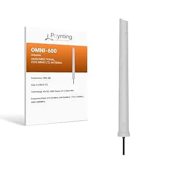 Antena Omnidireccional Poynting OMNI-600 MIMO 2x2 4G/5G 617–3800 MHz 6.2 dBi