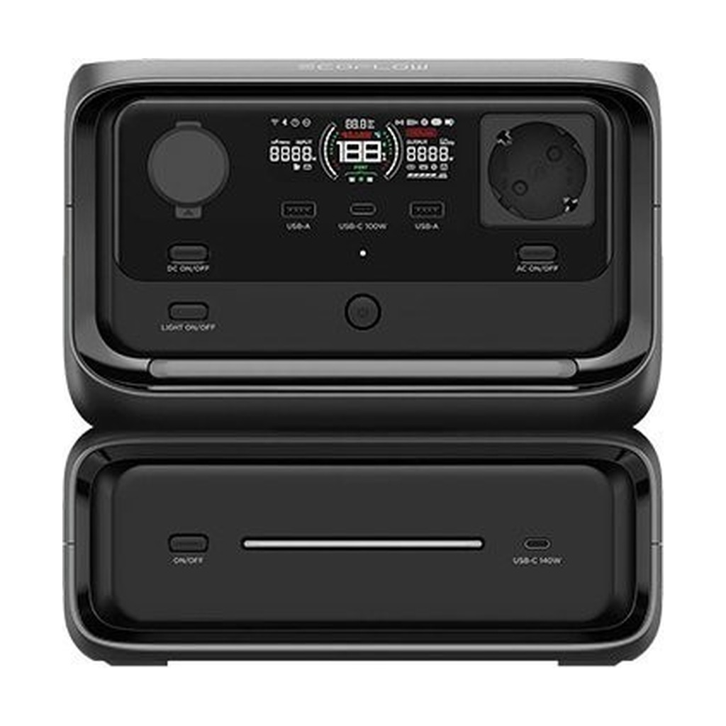 EcoFlow RIVER 3 Plus + Batería Adicional 300 + Panel Solar 160W