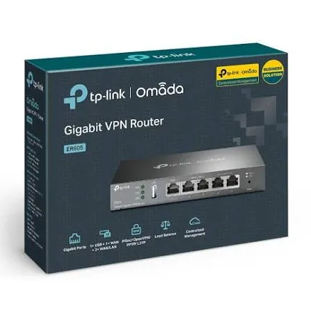 Router VPN TP-Link Omada ER605 5 Puertos Gigabit + USB