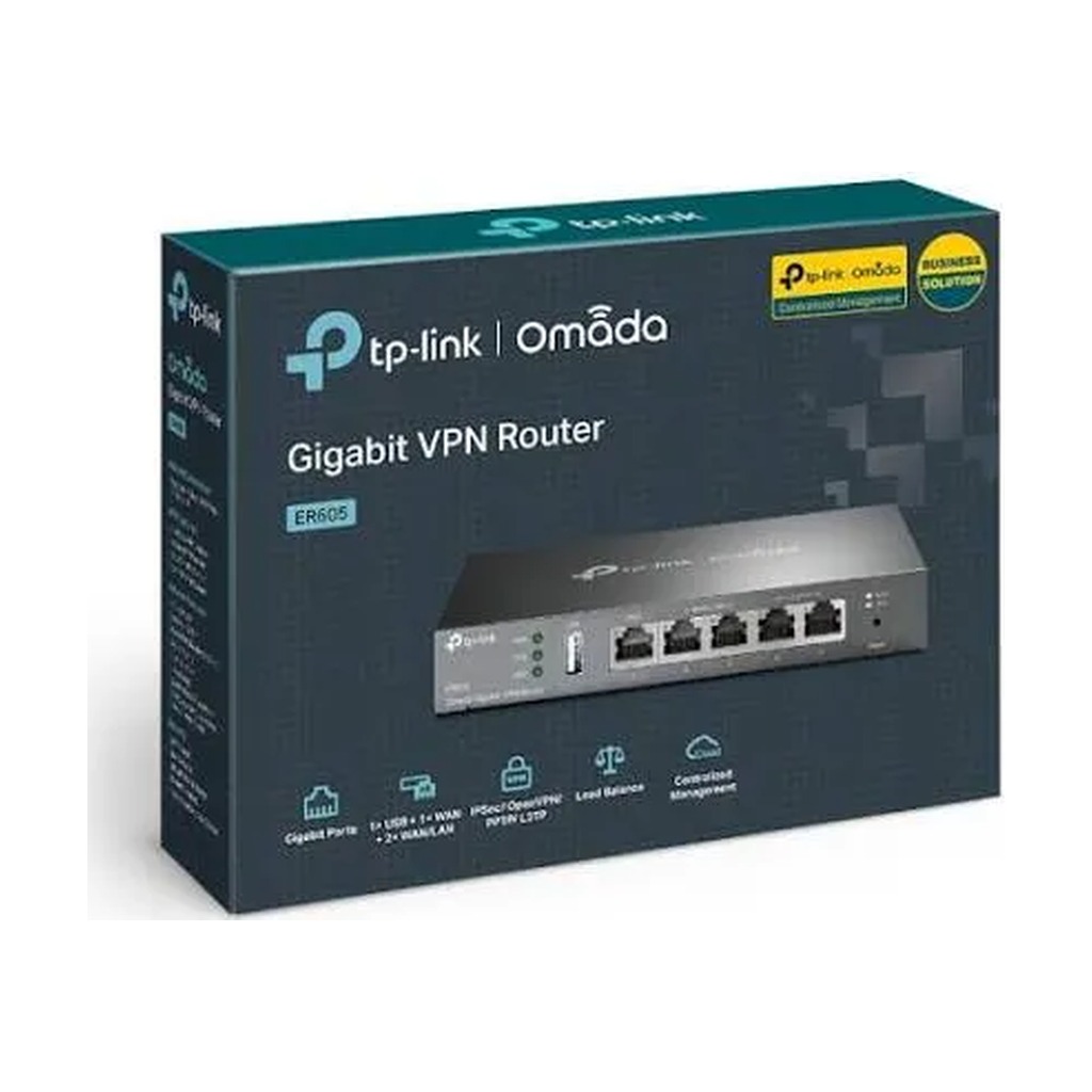 [ER605] Router VPN TP-Link Omada ER605 5 Puertos Gigabit + USB