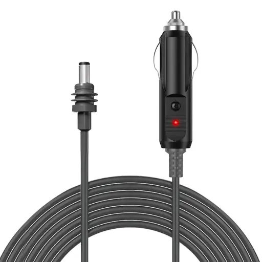 Cable De Cargador De Coche Starlink Mini de 60W DC, Fusible de 15A, Conector de 12V 5.5x2.1mm